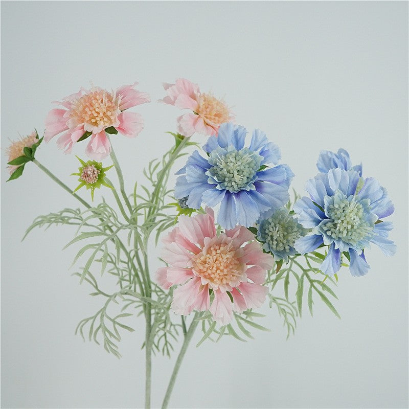 Faux Scabious Flower