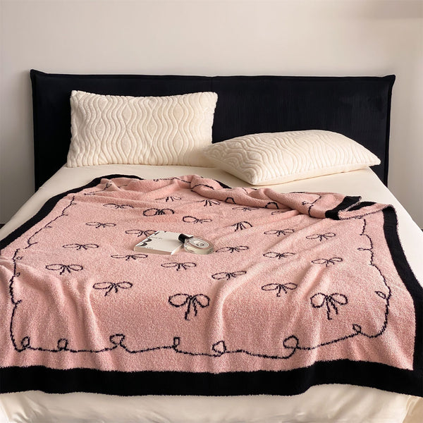 Hot Pink Ties Blanket