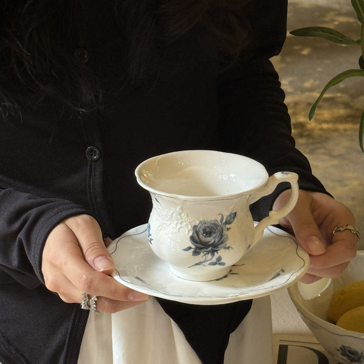 Blue Garden Tea Set