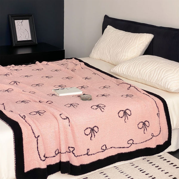 Hot Pink Ties Blanket