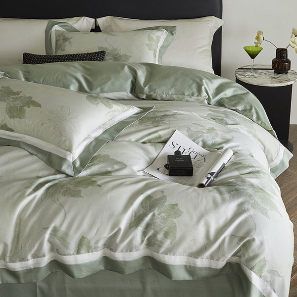 Refined Floral Bedding Set