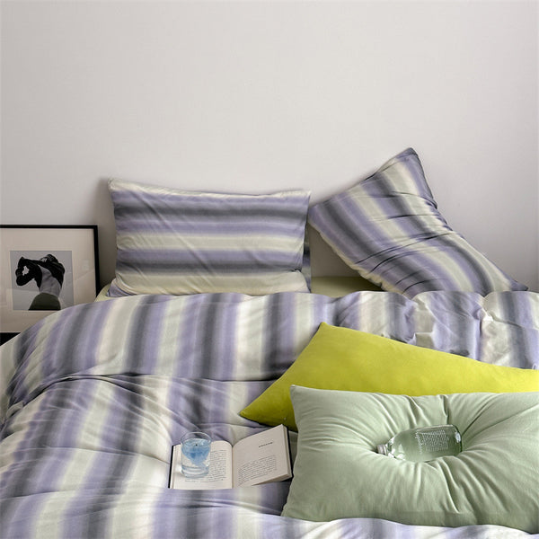 Rainbow Radiance Stripe Bedding