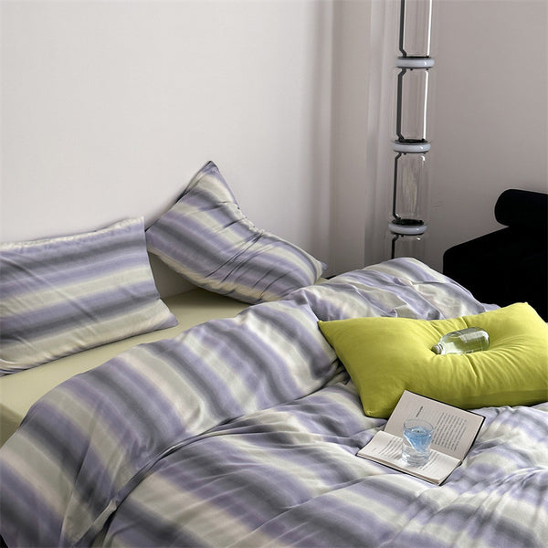 Rainbow Radiance Stripe Bedding