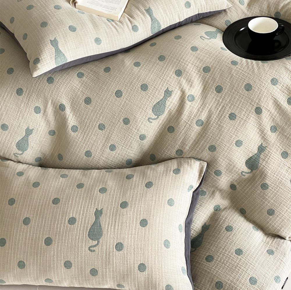 Vintage Cat Bedding Set