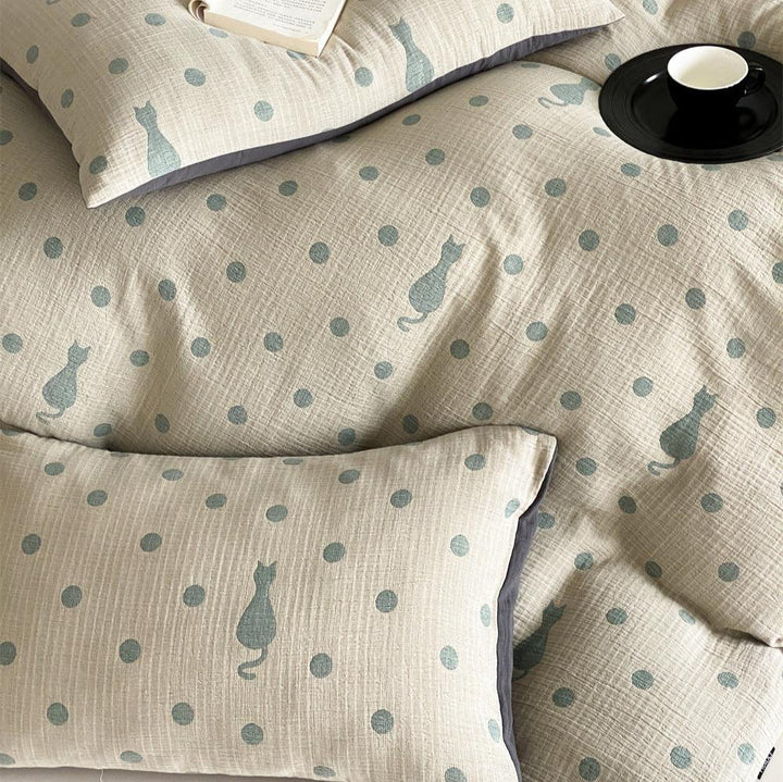 Vintage Cat Bedding Set