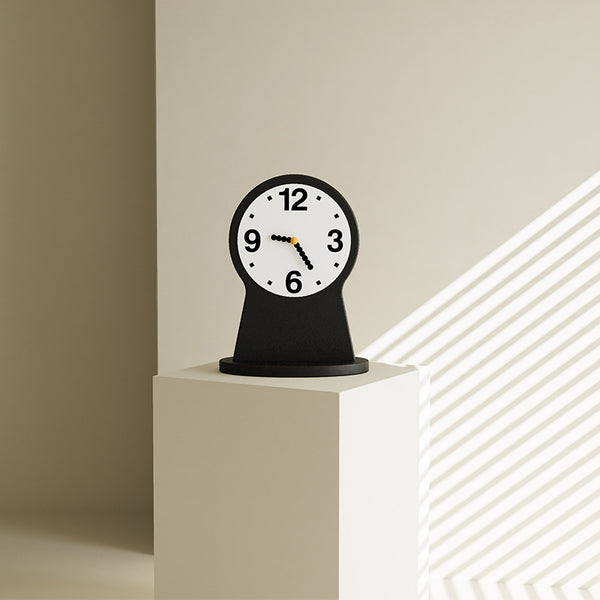 Black Minimalist Desk Clock