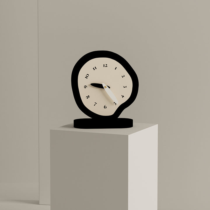 Charcoal Desk Clock
