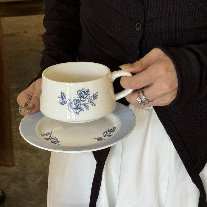Blue Blossom Cup Set
