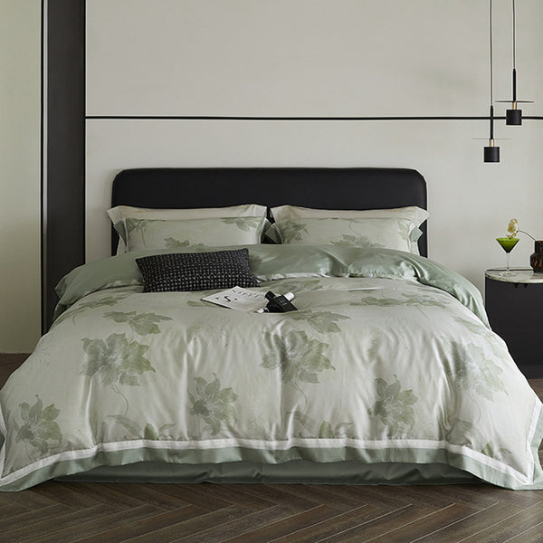 Refined Floral Bedding Set