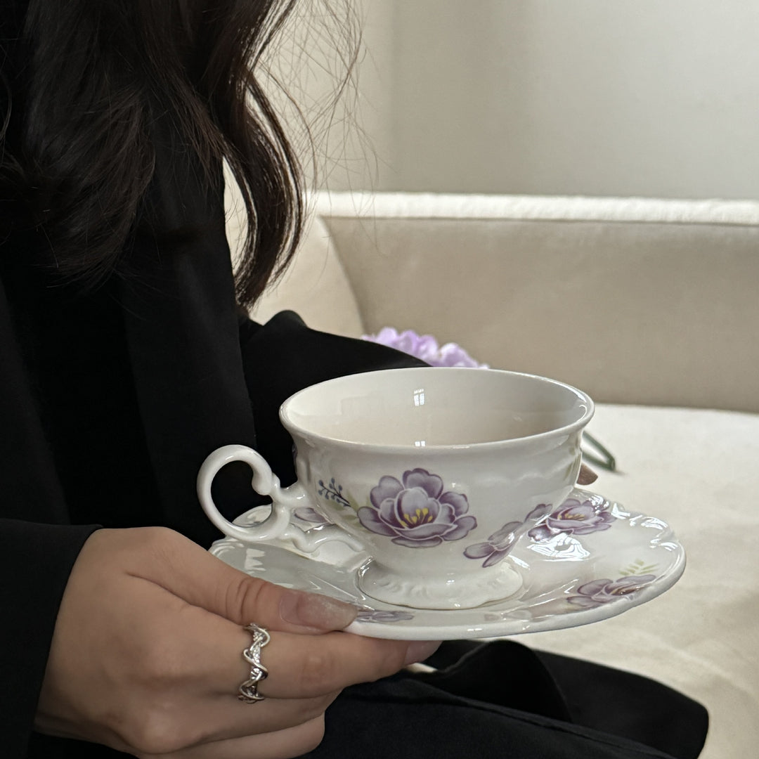 Lavender Petal Tea Cups