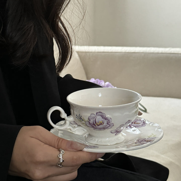 Lavender Petal Tea Cups