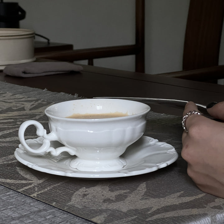 Elegant White Cup