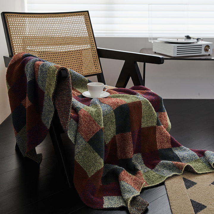 Colour Pop Check Blanket
