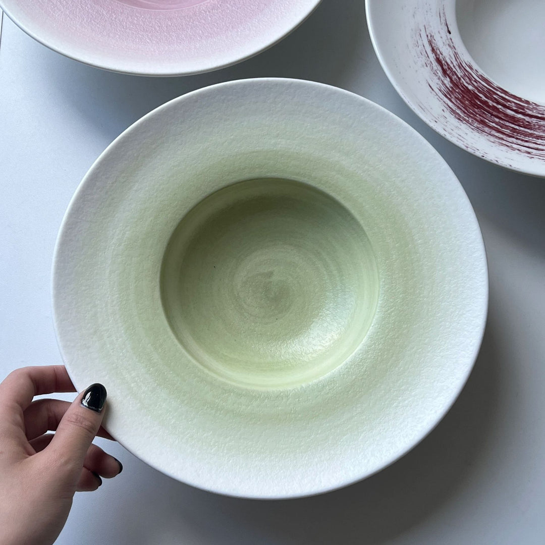 Pastel Swirl Plate Collection