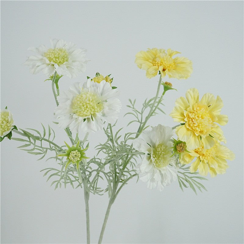 Faux Scabious Flower