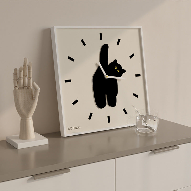 Cat-Themed Wall Clock