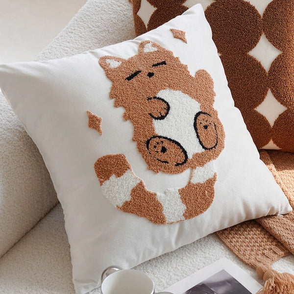 Furry Fantastic Fox Cushion