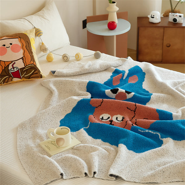 Blue Bunny Blanket