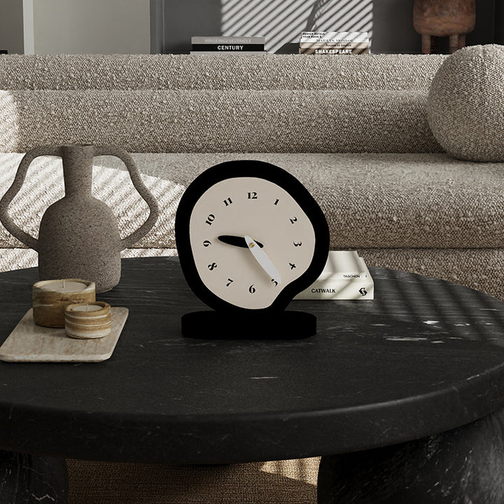 Charcoal Desk Clock