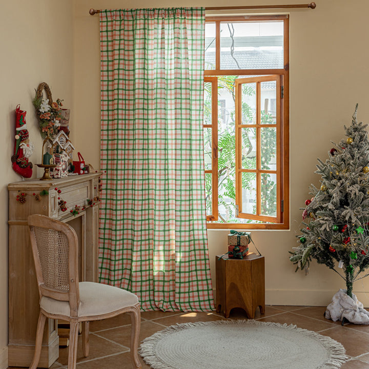 Country Side Plaid Curtains