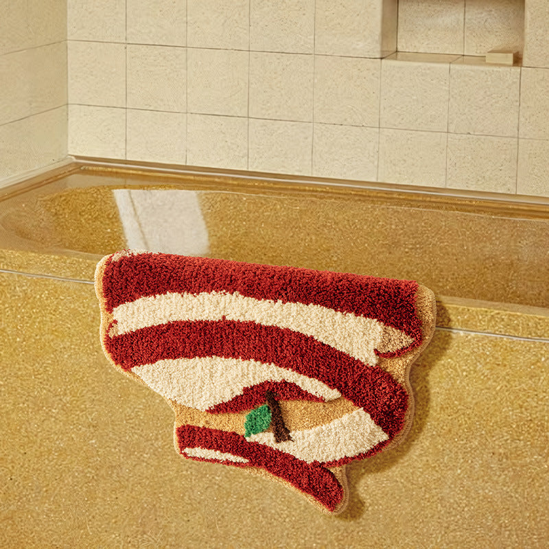 Apple Inspired Bath Mat