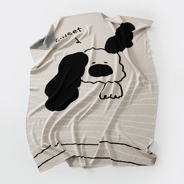 Sweet Furry Cotton Throw
