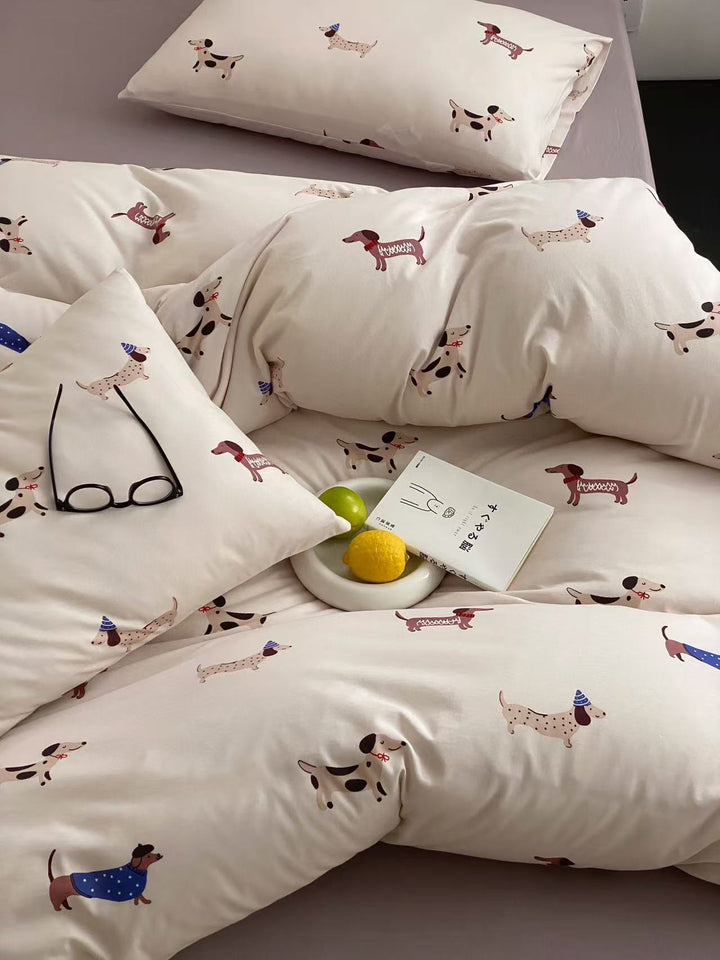Sweater Dachshund Bedding Set