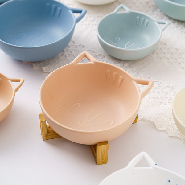 Catty Serves: Ceramic Set for 4
