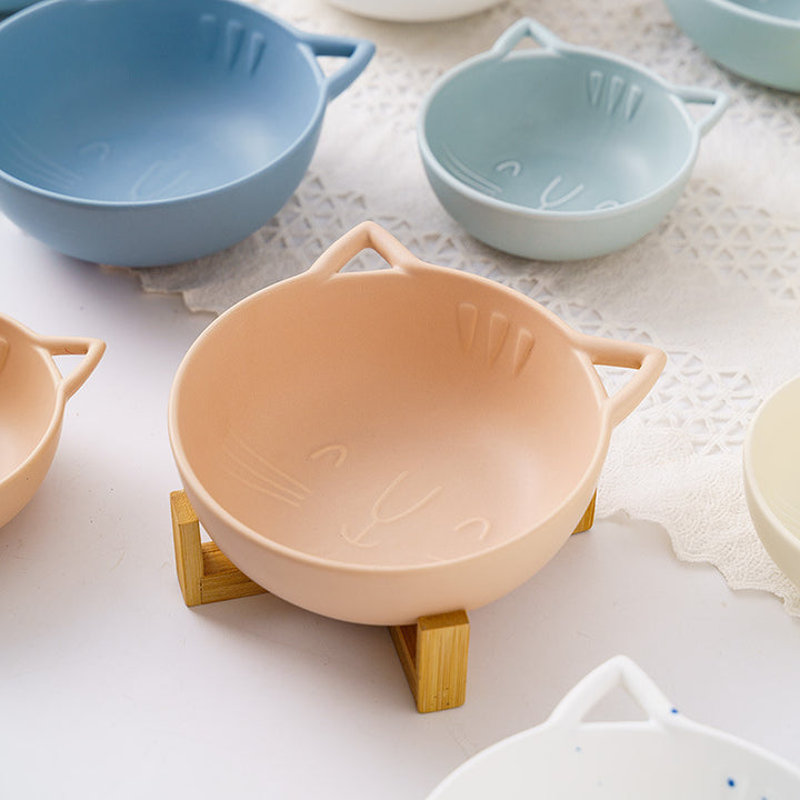 Catty Serves: Ceramic Set for 4