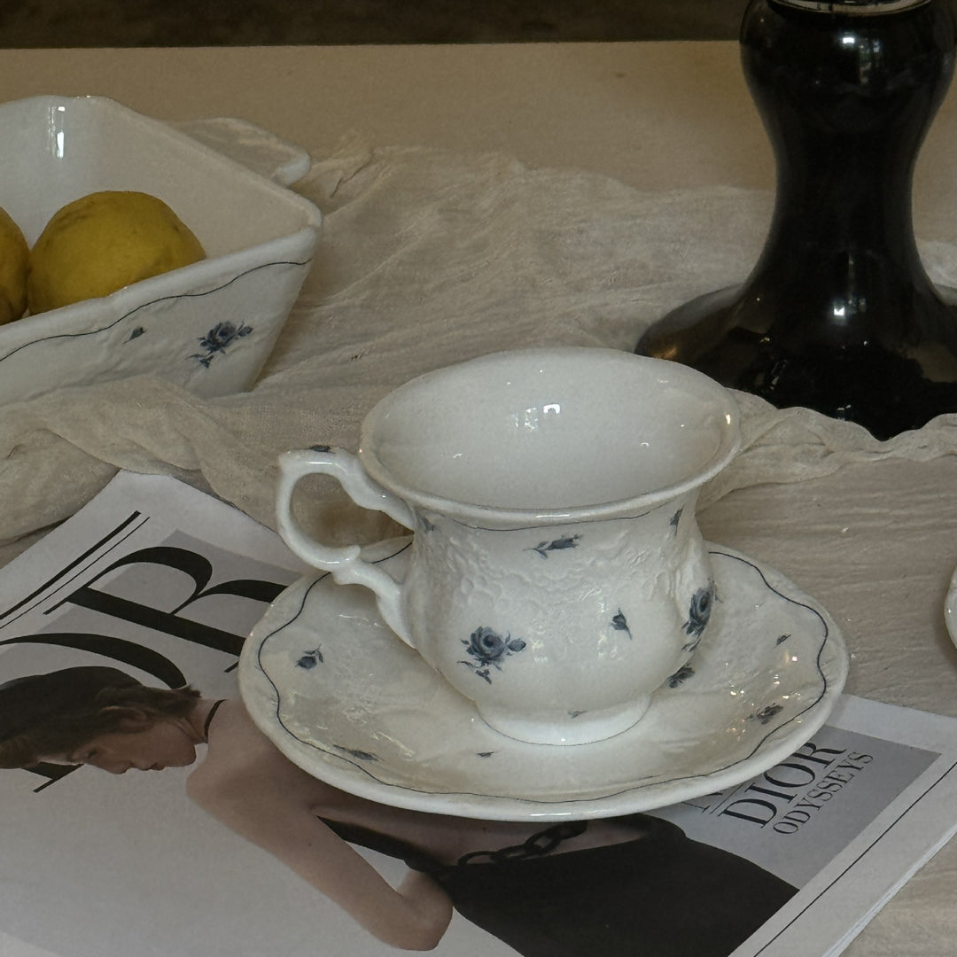 Blue Garden Tea Set