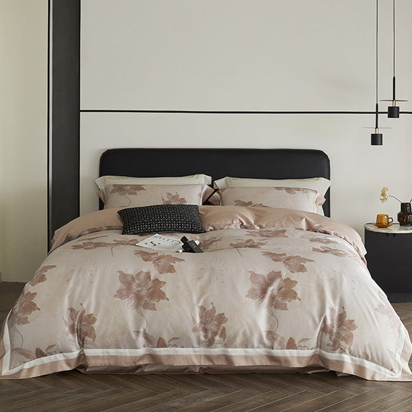 Refined Floral Bedding Set