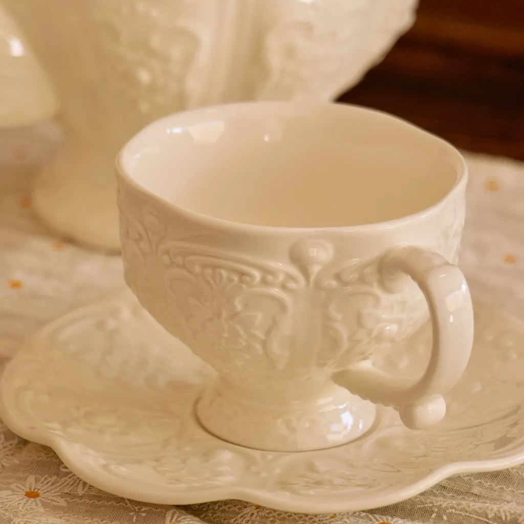 Pearl Teacup & Pot - Delicors