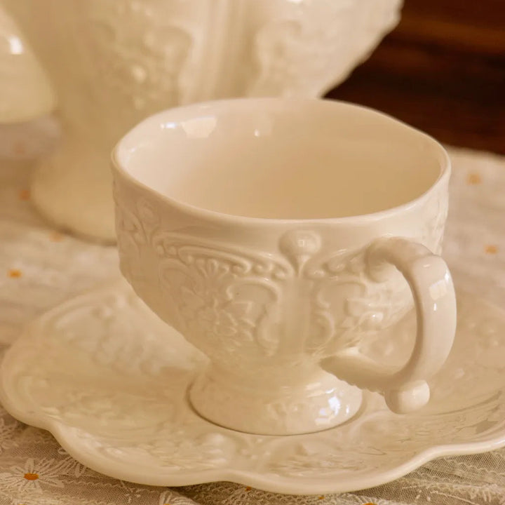 Pearl Teacup & Pot - Delicors