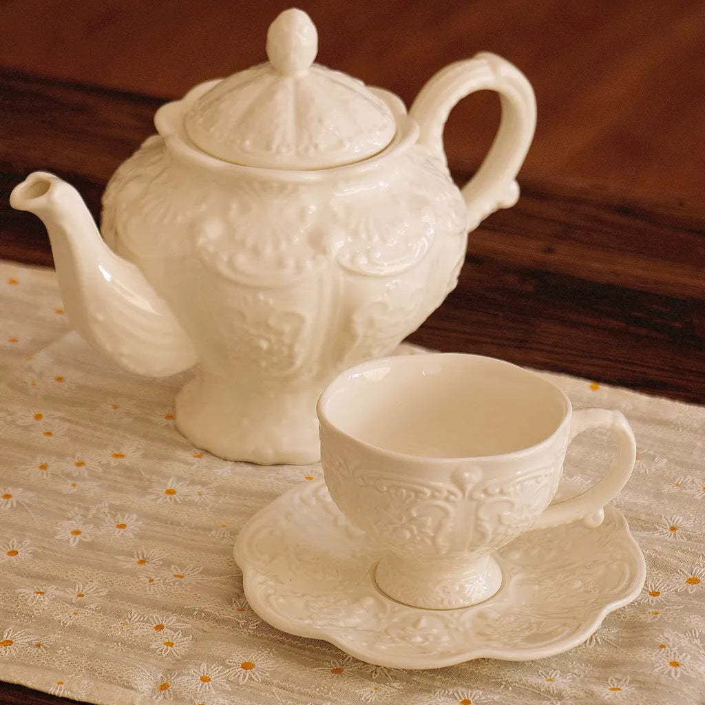 Pearl Teacup & Pot - Delicors