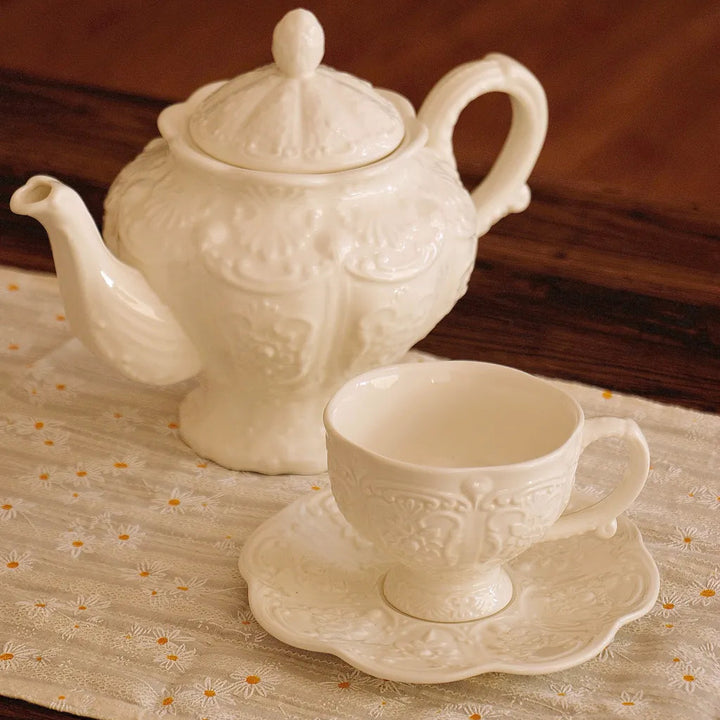 Pearl Teacup & Pot - Delicors