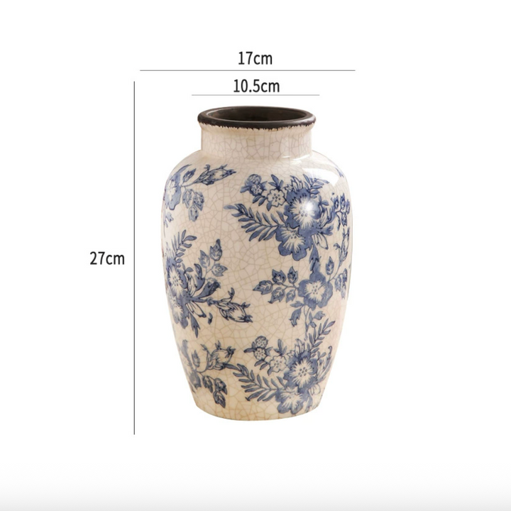Blue Countryside Ceramic Vase Collection