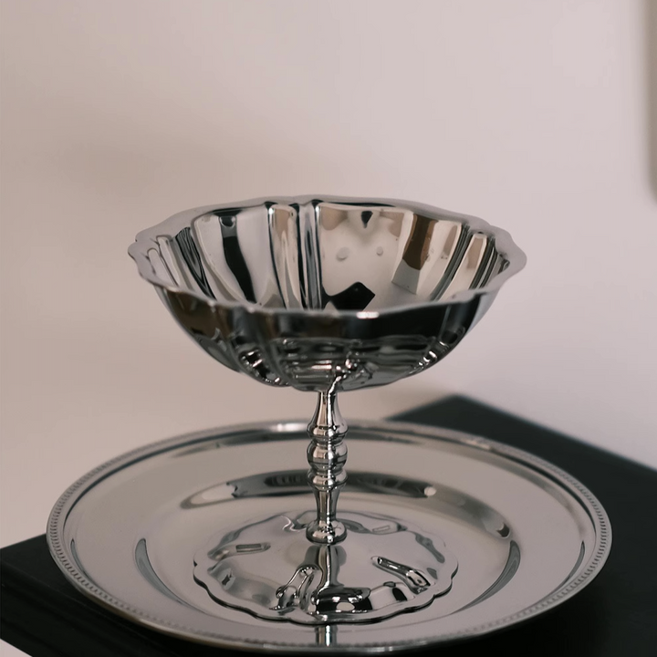 Royal Floral Metal Cup