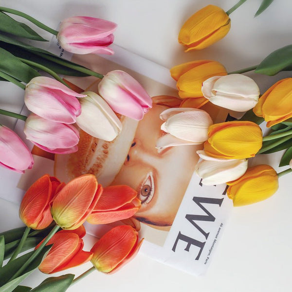 Artificial Tulips Bouquet - Artificial Flower - Delicors