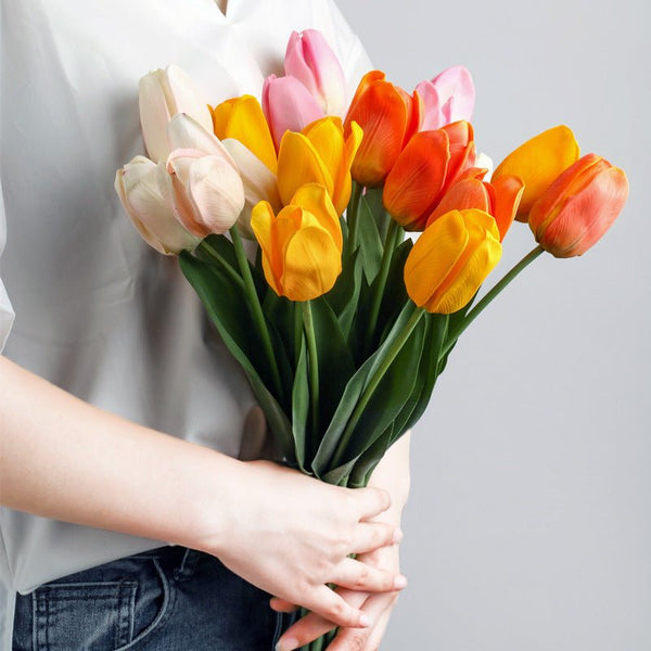 Artificial Tulips Bouquet - Artificial Flower - Delicors