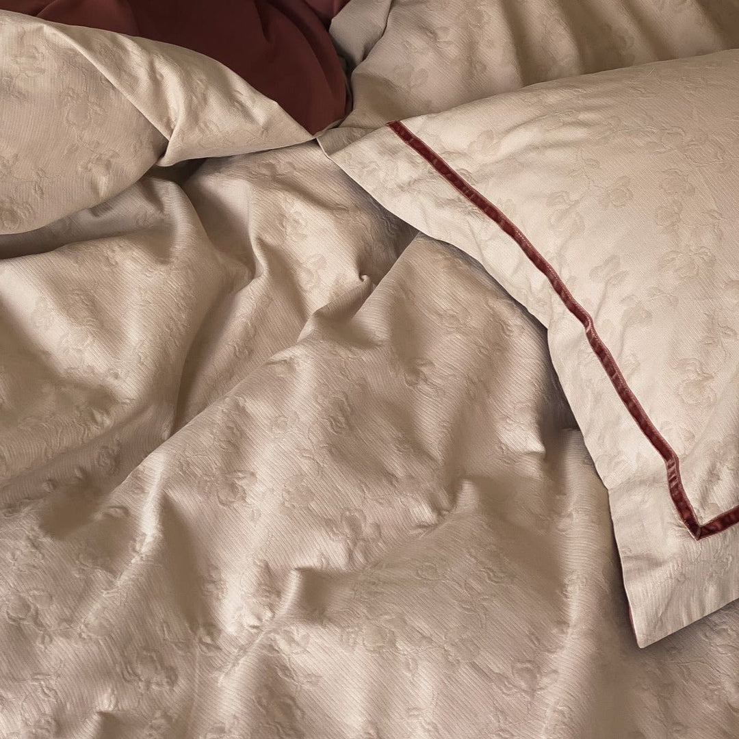 Autumn Bloom Embroidery Bedding Set - Bedding - Delicors