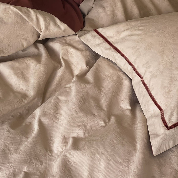 Autumn Bloom Embroidery Bedding Set - Bedding - Delicors
