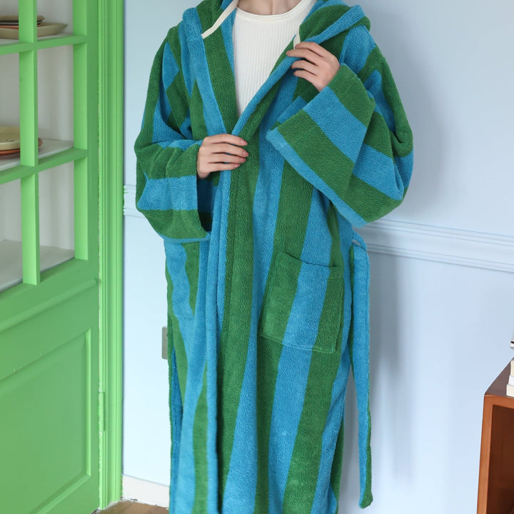 Azure Bliss Bathrobe - Bathrobe - Delicors