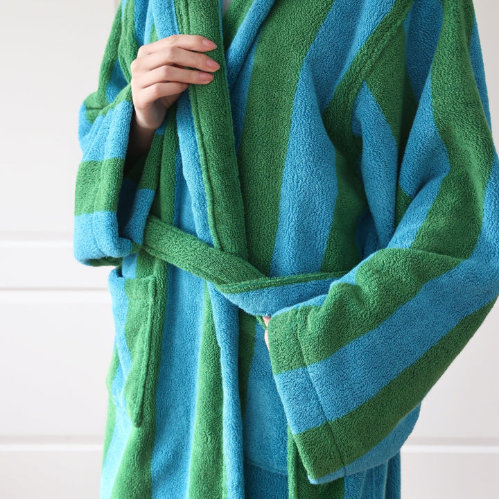 Azure Bliss Bathrobe - Bathrobe - Delicors