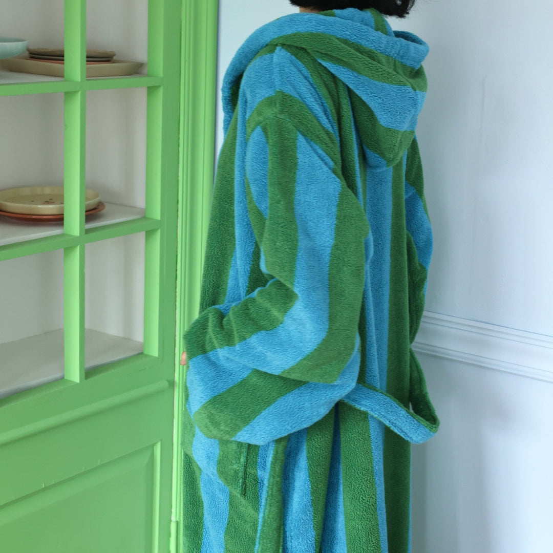 Azure Bliss Bathrobe - Bathrobe - Delicors