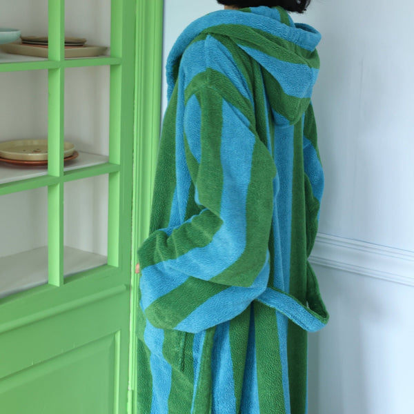 Azure Bliss Bathrobe - Bathrobe - Delicors