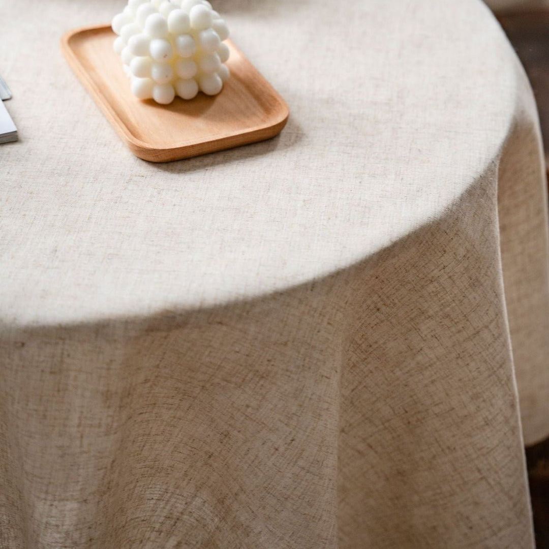 Beige Tassel Tablecloth - Table Cloth - Delicors