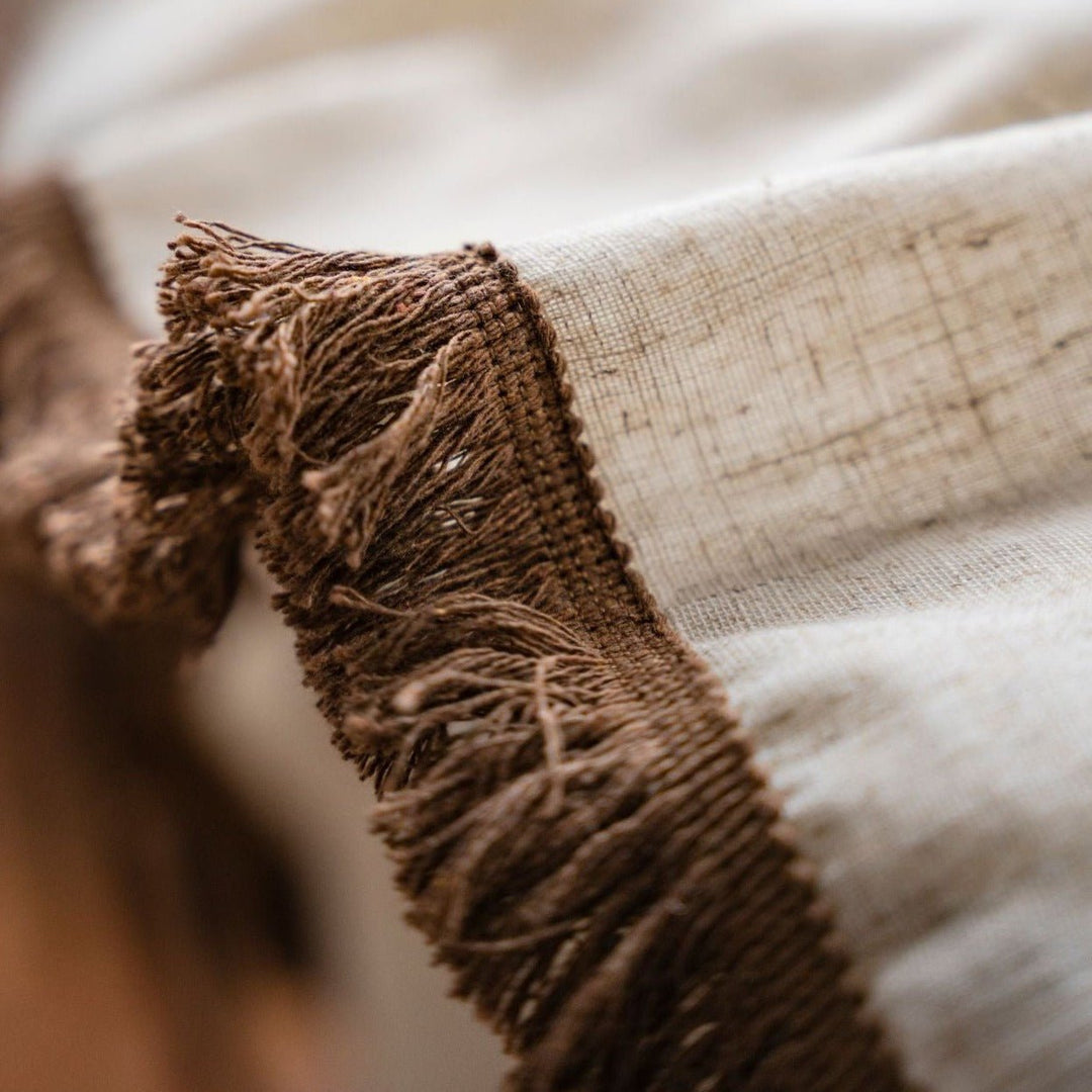 Beige Tassel Tablecloth - Table Cloth - Delicors