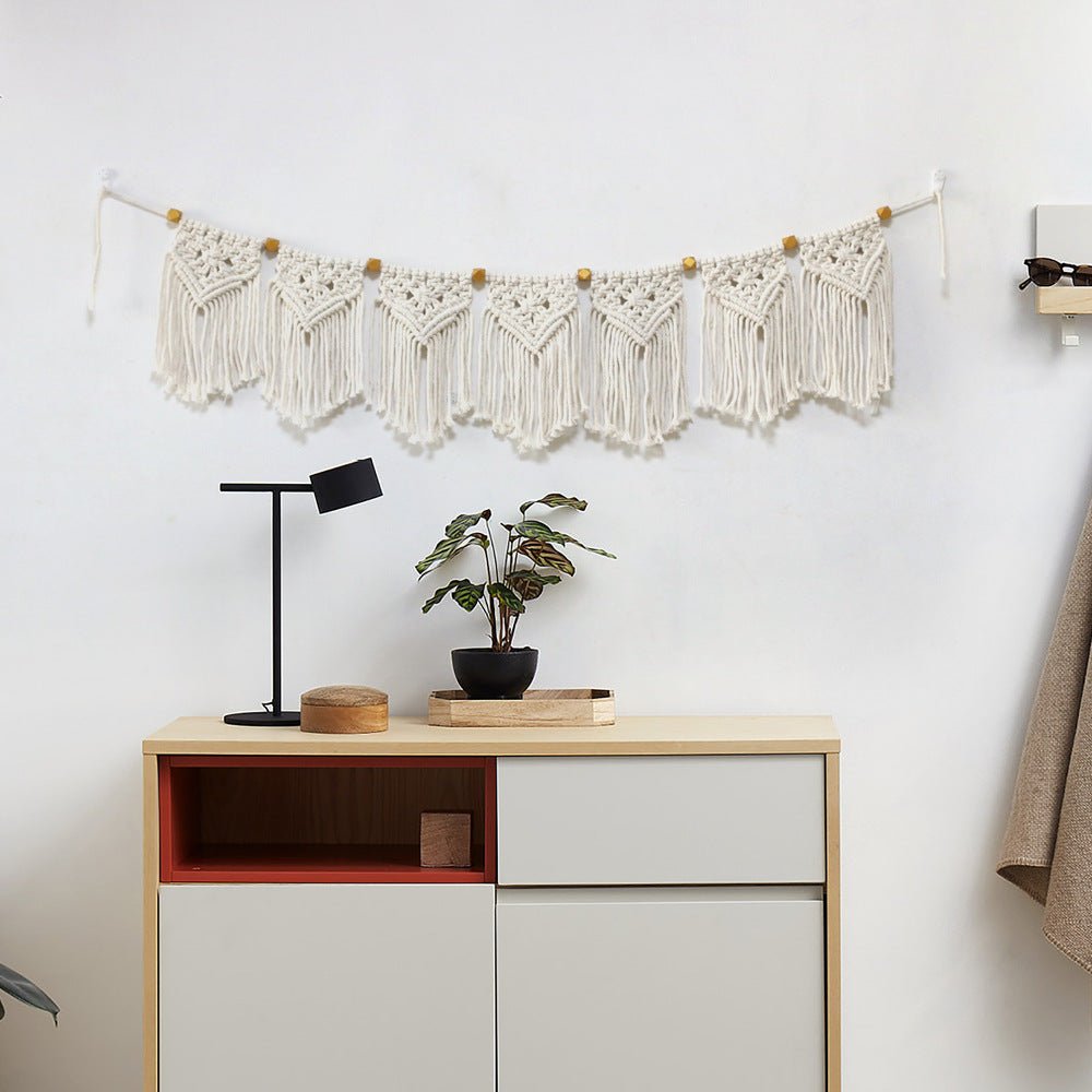 Bohemian Macrame Bunting Garland - Wall Art - Delicors