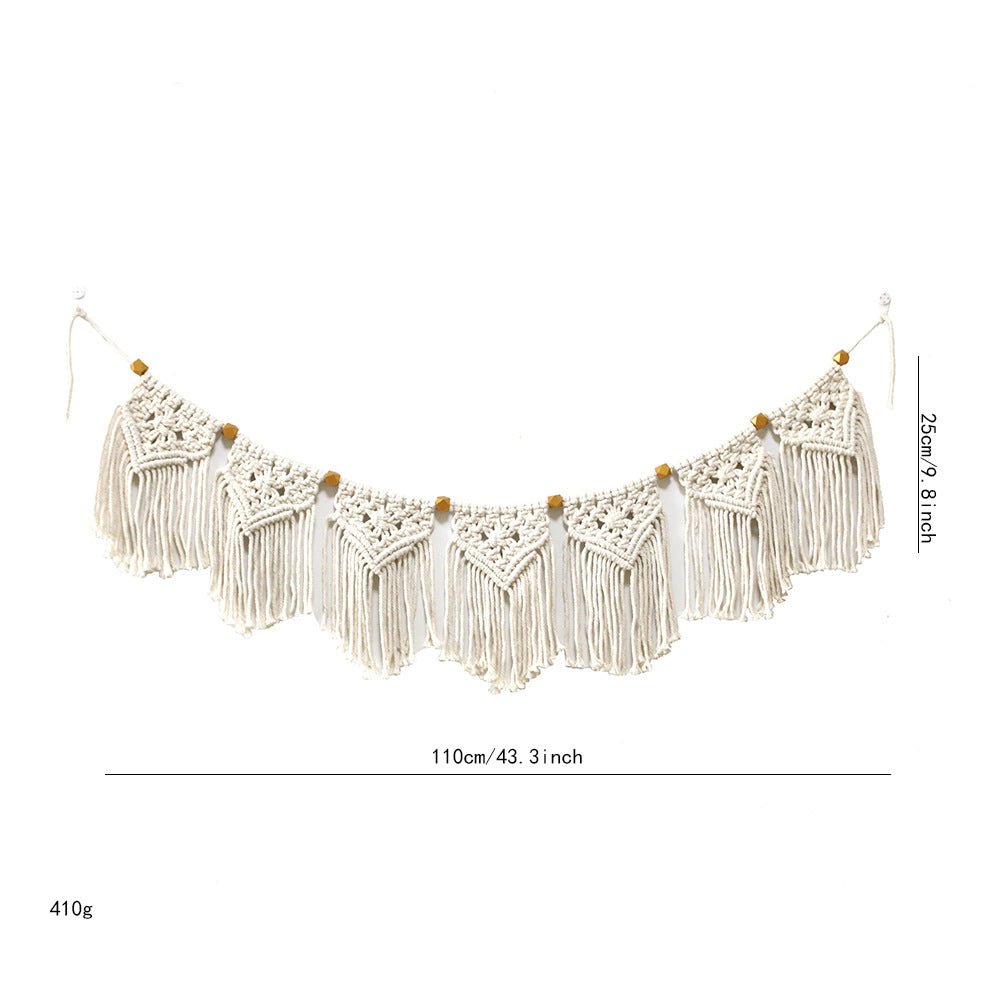 Bohemian Macrame Bunting Garland - Wall Art - Delicors