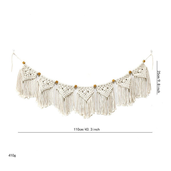 Bohemian Macrame Bunting Garland - Wall Art - Delicors